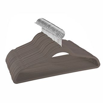 HOUSE DAY 17.5 Inch Velvet Hangers 60 Pack
