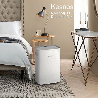 Kesnos 5,500 Sq. Ft Large Dehumidifier For Home With Drain Hose