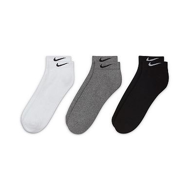 Women's Nike 3-Pack Everyday Cushioned Training Low Socks