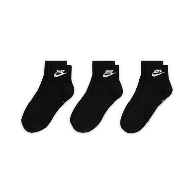 Women's Nike 3-Pack Everyday Essential Ankle Socks