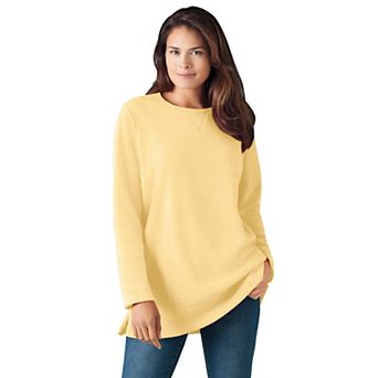 Woman Within Plus Size Sherpa Sweatshirt