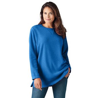 Woman Within Plus Size Sherpa Sweatshirt