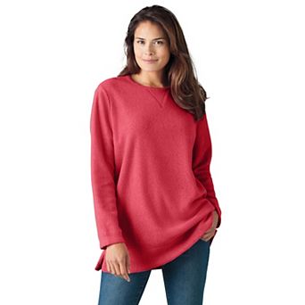 Woman Within Plus Size Sherpa Sweatshirt