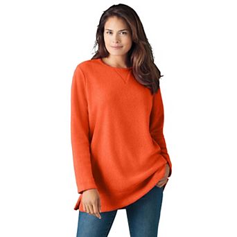 Woman Within Plus Size Sherpa Sweatshirt