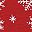 Classic Red Snowflakes