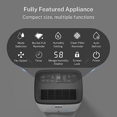 Yaufey 120 Pints Most Efficient Energy Star Dehumidifier And Room Up To 6,000 Sq. Ft