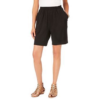 Roaman's Women's Plus Size Plus Size Soft Knit Pull-On Short
