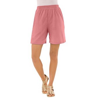Roaman's Women's Plus Size Plus Size Soft Knit Pull-On Short