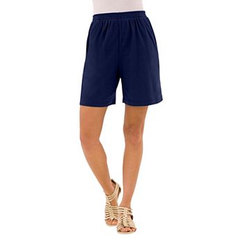 Roaman's Women's Plus Size Plus Size Soft Knit Pull-On Short