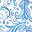 Blue Folklore Paisley