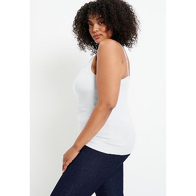 June & Vie Women's Plus Size One+Only Bra Cami