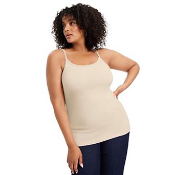 June + Vie Women's Plus Size One+only Bra Cami