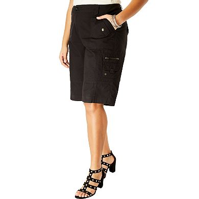 Roaman's Women's Plus Size Cargo Shorts