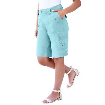 Roaman's Women's Plus Size Cargo Shorts