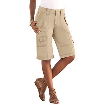 Roaman's Women's Plus Size Plus Size Cargo Shorts