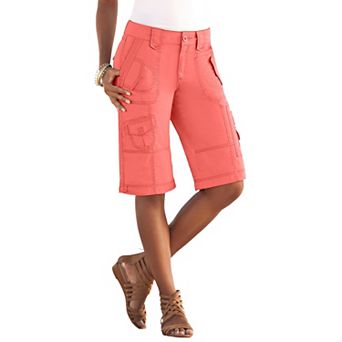 Roaman's Women's Plus Size Plus Size Cargo Shorts