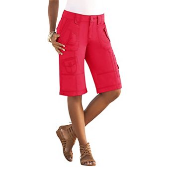 Roaman's Women's Plus Size Plus Size Cargo Shorts