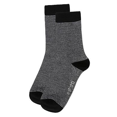 Boys' Horizontal Stripe Crew Socks