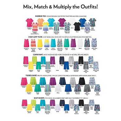 Woman Within Plus Size Short-Sleeve V-Neck Shirred Tee