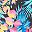 Black Multi Tropicana