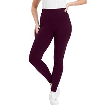 June + Vie Women's Plus Size Classic Ankle Legging