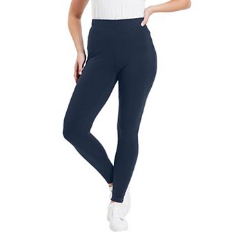 June + Vie Women's Plus Size Classic Ankle Legging