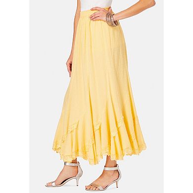 Roaman's Women's Plus Size French Skirt