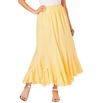 Roaman's Women's Plus Size French Skirt