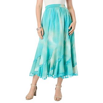 Roaman's Women's Plus Size Plus Size French Skirt