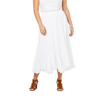 Roaman's Women's Plus Size Plus Size French Skirt
