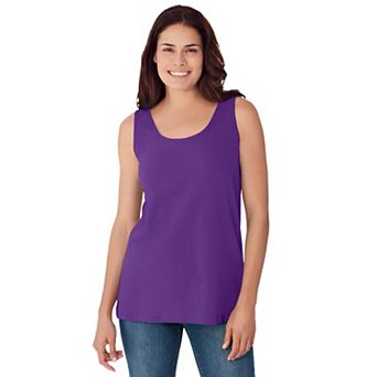 Woman Within Plus Size Scoopneck Tank