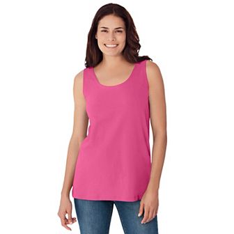 Woman Within Women's Plus Size Scoopneck Tank