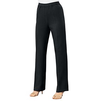 Roaman's Women's Plus Size Plus Size Wide Leg Bend Over Pant