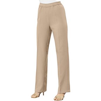 Roaman's Women's Plus Size Plus Size Wide Leg Bend Over Pant