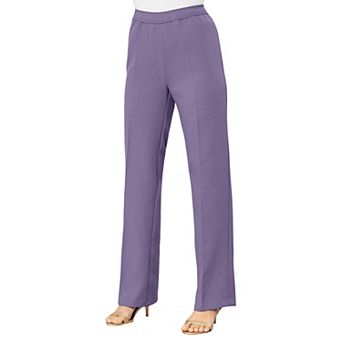 Roaman's Women's Plus Size Wide Leg Bend Over Pant