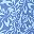 Blue Leaf Print