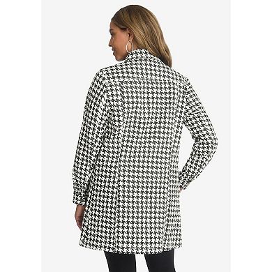 Jessica London Women's Plus Size Long Denim Jacket