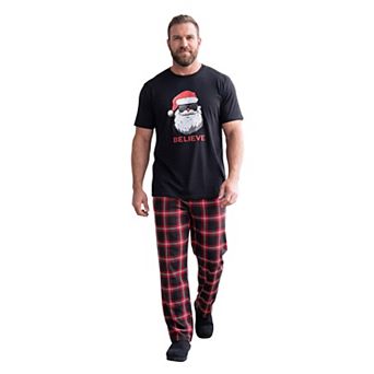 KingSize Men's Big & Tall Lightweight Cotton Novelty PJ Set