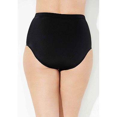 Swimsuits for All Women's Shirred High Waist Swim Brief