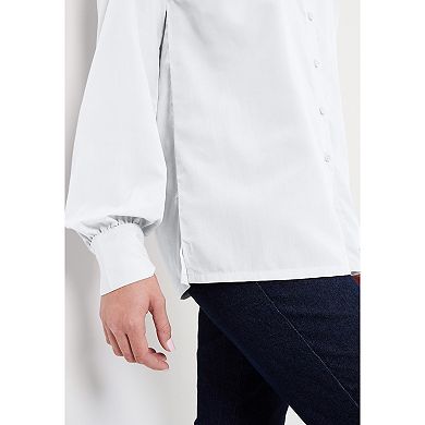 June & Vie Women's Plus Size Poplin La Vie Tunic