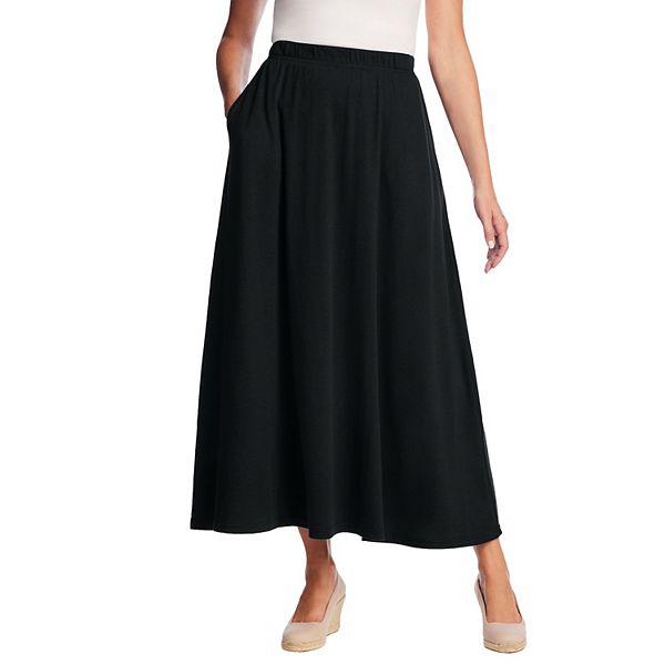 Woman Within Plus Size 7-Day Maxi Skirt