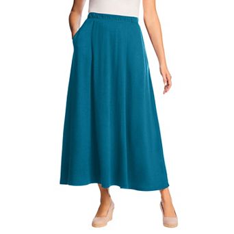 Woman Within Plus Size 7-Day Maxi Skirt