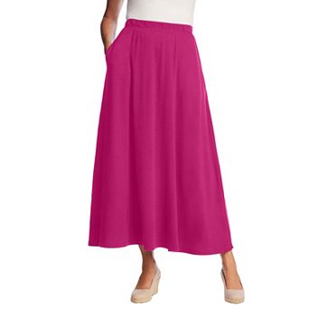 Woman Within Plus Size 7-Day Maxi Skirt