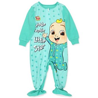 Cocomelon Jj Little Star Toddler Infant Footed Blanket Sleeper Pajamas