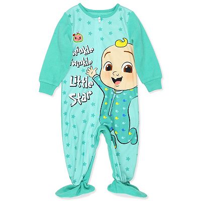 Cocomelon Jj Little Star Toddler Infant Footed Blanket Sleeper 