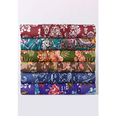 Roaman's Women's Plus Size Tara Pleated Shirt Adjustable 3/4 Sleeve Swing Tunic With Notch Collar