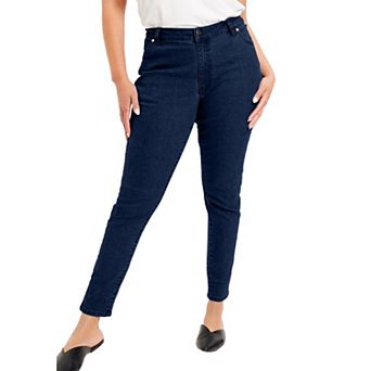 June + Vie Women's Plus Size June Fit Skinny Jeans