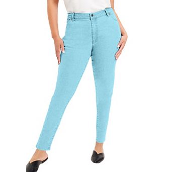 June + Vie Women's Plus Size June Fit Skinny Jeans