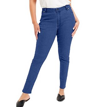 June + Vie Women's Plus Size June Fit Skinny Jeans