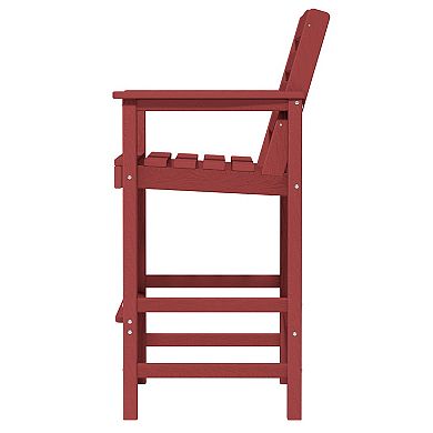 Plastic Tall Adirondack Chair Set Of 3-piece